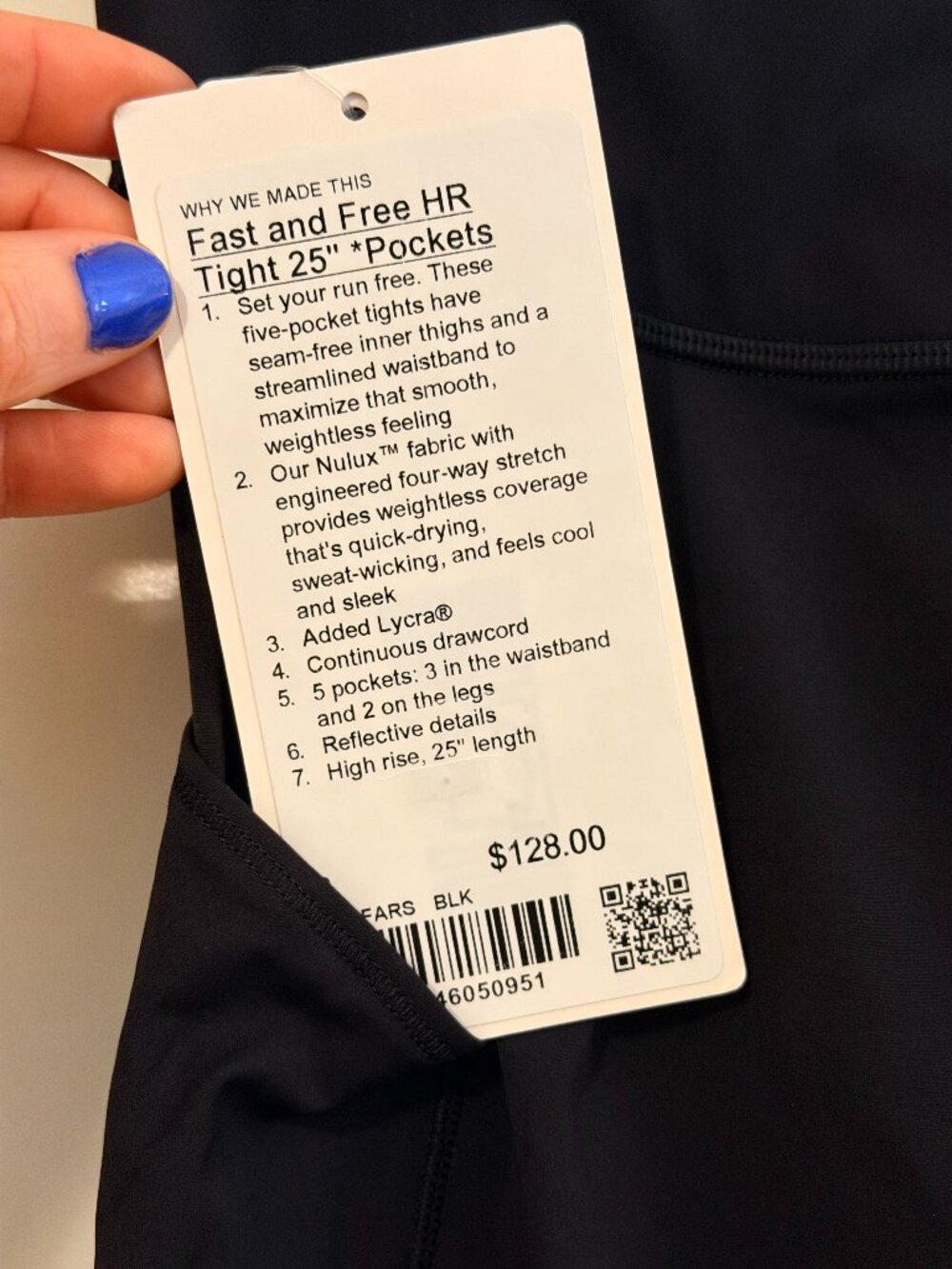 Lululemon Fast and Free HR Tight 25"